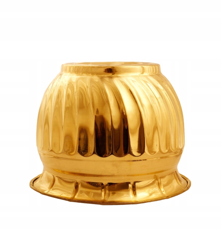 Doniczka, osłonka mosiężna 4