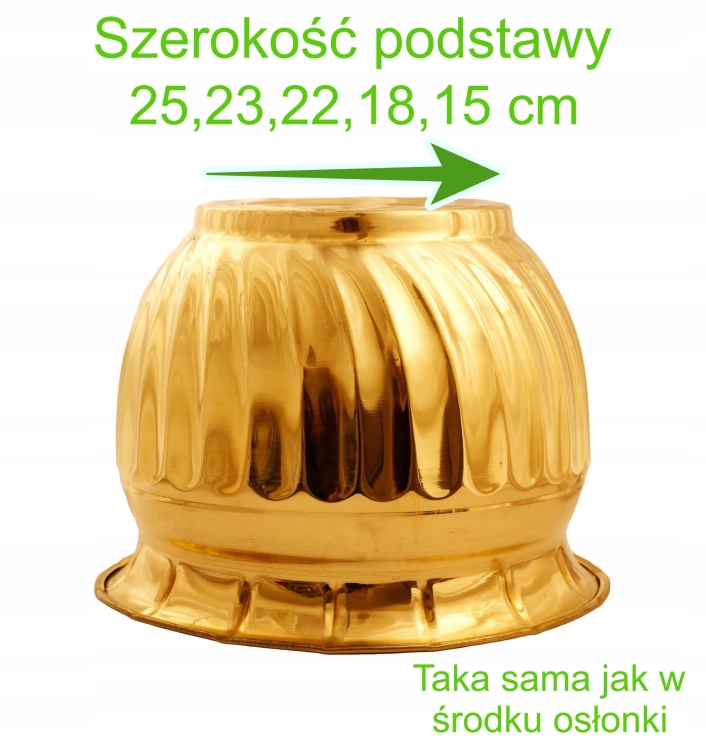 Doniczka, osłonka mosiężna 6